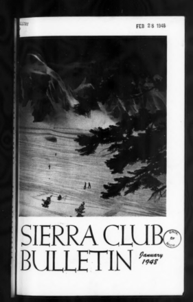 Sierra Club Bulletin 1948 Vol 33 No 1 January thumbnail